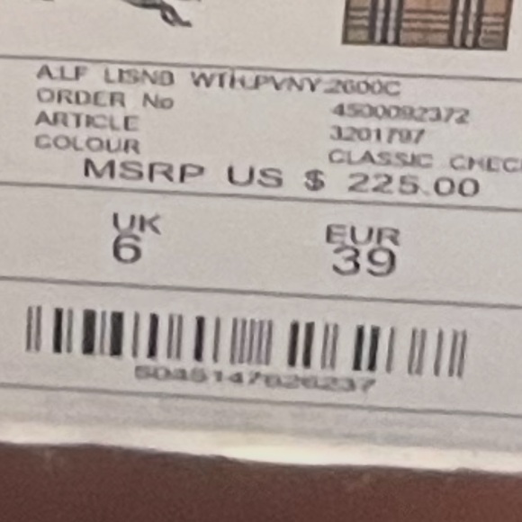 Burberry Beige and Black Checkered Boots - Picture 3 of 3